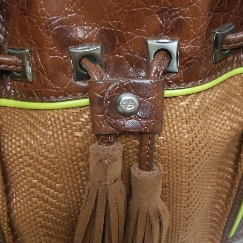 FRANCESCO BIASIA purse Large satchel faux leather